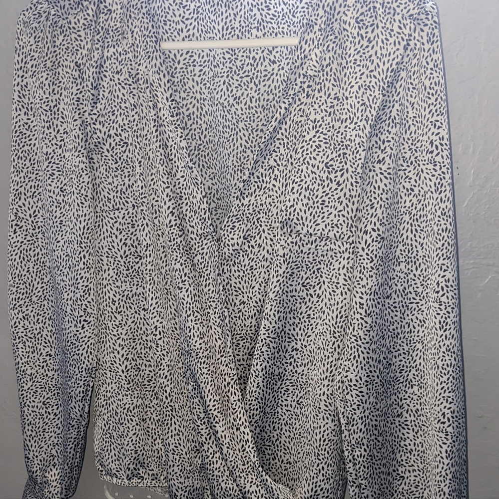 Abercrombie animal print blouse